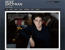 Tablet Screenshot of mikebrofman.com